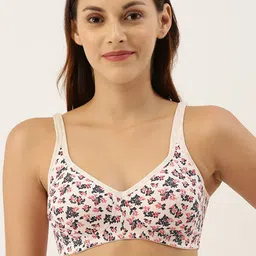 Amante Printed Non Padded Wirefree Cool Contour Super Support Bra - BRA10421-image-5