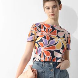 Only Multicolor Printed T-Shirt-image-71