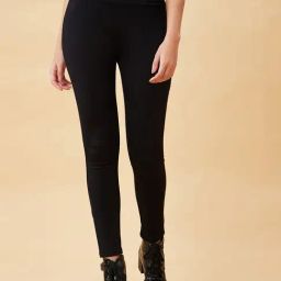 Globus Black Skinny Fit Mid Rise Trousers-picture-27
