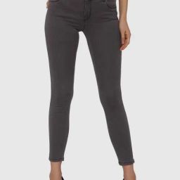 Vero Moda Grey Cotton Jeans-image-55