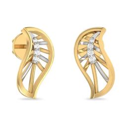 PC Jeweller Damhnait 18k Gold Earrings for Women-picture-6