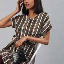 Sera Multicolor Striped Dress-image-51