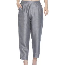 Oxolloxo Grey Mid Rise Pant-picture-3