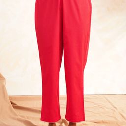 JAYPORE Women Straight Fit Trousers-image-48