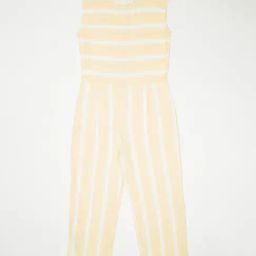 Crimsoune Club Kids Yellow Striped Jumpsuit-image-53