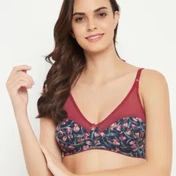 Clovia Multicolor Printed Non-padded Bra-image-96