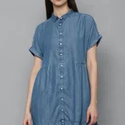 Allen Solly Blue Regular Fit Dress-picture-44