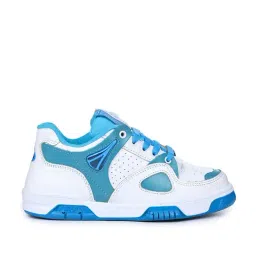 Force 10 by Liberty Men's White & Sea Blue Running Shoes-picture-15