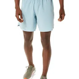 Asics Light Blue Regular Fit Shorts-picture-14