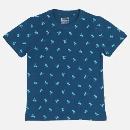 Bodycare Kids True Navy Cotton Printed T-Shirt-picture-15
