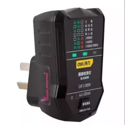 Malfah Enterprises Deli DL333010 10 Amp Three Pin Socket Detector-42
