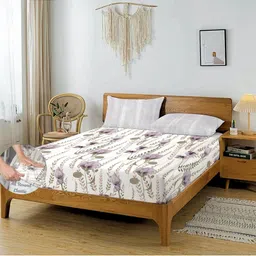 HIDECOR Cream 210 TC Microfiber Superfine King Bedsheets-picture-46