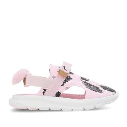 Puma Kids Pearl Pink & Black Casual Sandals-image-3
