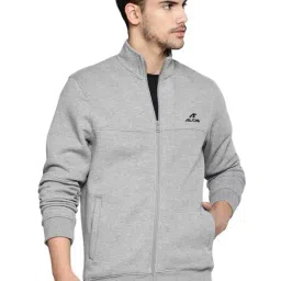 ALCIS Light Grey Regular Fit Sports Jacket-image-30