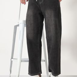 SHOWOFF Men Comfort Straight Fit Low-Rise Light Fade Acid Wash Jeans-image-40