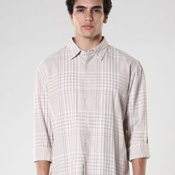 Espanshe Checked Regular Fit Pure Cotton Casual Shirt-picture-9
