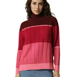 Allen Solly Multi Regular fit Stripes Sweaters-picture-42