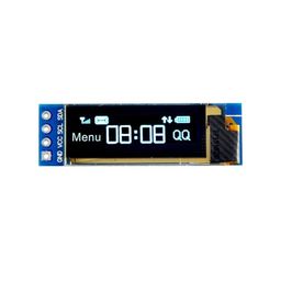 JMD-0.91 inch 128×32 Blue OLED Display Module with I2C/IIC Serial Interface image 1