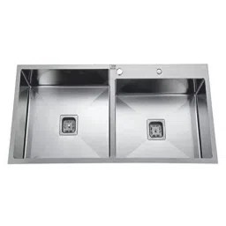 JKN MODULAR 37x20x10 inch Satin Finish Stainless Steel Double Bowl Kitchen Sink, JK14T-picture-16