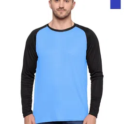 TQH Men Pack of 2 Dri-FIT Colourblocked Round Neck Slim Fit T-shirts-picture-42