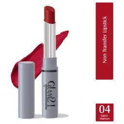 Glam21 Non Transfer Lipstick 04 Supper Maroon - 2.8 gm-21