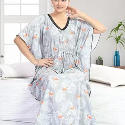 Gutthi Women Grey Nightdress-picture-17