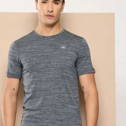 Alcis Grey Abstract Slim Fit Abstract T-Shirt-image-39