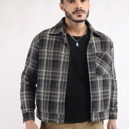 Chkokko Multi Relaxed Fit Checked Shackets-image-63