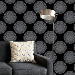 ArtzFolio Printed UV-Resistant Anti-Bacterial Round Geometric Elements Peel & Stick Wallpaper-image-34