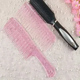 Jewelz Set Of 3 Paddle Brush For Tangle-Free & Sleek Hair image 3