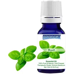 Airance 10 ml Basil (Tulsi) Fragrance Basil (Tulsi) Therapeutic Grade Essential Oil-image-22