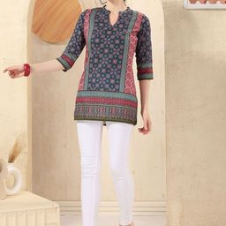 keshubaba Women Ethnic Motifs Yoke Design Thread Work Kurta-picture-53