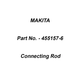 Makita Connecting Rod Suitable For MT860, Part No 455157-6-picture-29