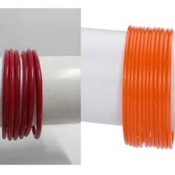 1ST TIME Set Of 18 Red Alloy Bangles-picture-12