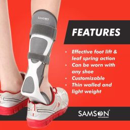 Samson Foot Drop Splint Right/Left With Liner Extra Large, AK-0706 image 2