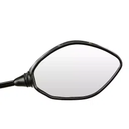 Uno Minda Shatterproof Glass Rear View Mirror - Right Hand for Hero Passion Pro Refresh New Model (RV-5017R-BLK) image 3