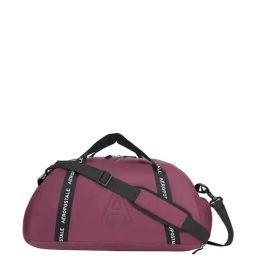 Aeropostale Byron Burgundy Solid Duffle Bag-image-23