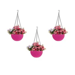 Rattan Hanging Planters Pot with Metal Hanging Chain-28