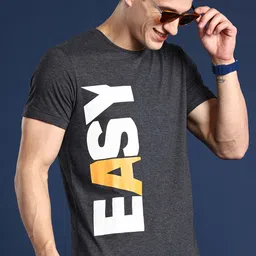 Mast & Harbour Men Typography Printed T-shirt-image-59