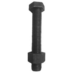B K JAGAN & CO Size 1/4 x 6 inch Nuts & Bolts Black, B.K.J331 (Pack of 25 Pcs)-image-74