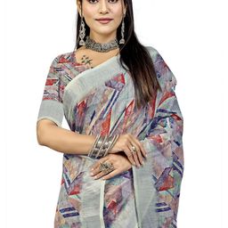 PARVOTSAV Geometrical Printed Saree-image-63