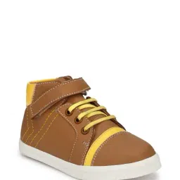 Tuskey Kids Tan Leather Sneakers-image-18