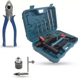 Walkers 1200 W Hammer Impact Drill Kit 26 mm Chuck Size with 5 Bits, WKCB364M1-picture-10