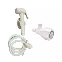 Fastgear Health Faucet Set ABS Chrome Finish White, FG947-image-97