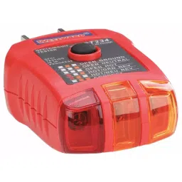 Westward Receptacle Tester with GFCI 110 to 125 V AC, 19T234-36