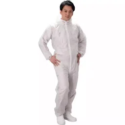 Monotaro Hooded Coverall Polypropylene White LL Size, 49832274 (Pack of 2 Piece)-picture-27
