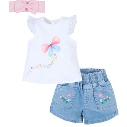 My Milestones Girls Printed Top with Shorts-image-72