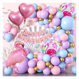 Bubble Trouble Flamingo Theme Birthday Parties Decorations for Girls Set of 58 Pcs Girls Birthday Theme Decoration, Flamingo Balloons for Birthday Parties, Princess Birthday Decoration-picture-11