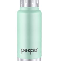 Pexpo Cameo Hot & Cold 300ml Stainless Steel Water Bottle|Sea Green| Vacuum Insulated| Leak Proof & BPA Free| Screw Cap| Office, School, Gym, & Travelling|Men, Women & Kids-picture-10