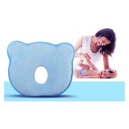 MOM CARE Memmory Foam Pillow for New Born Baby for 0 to 6 months babies Blue-picture-20